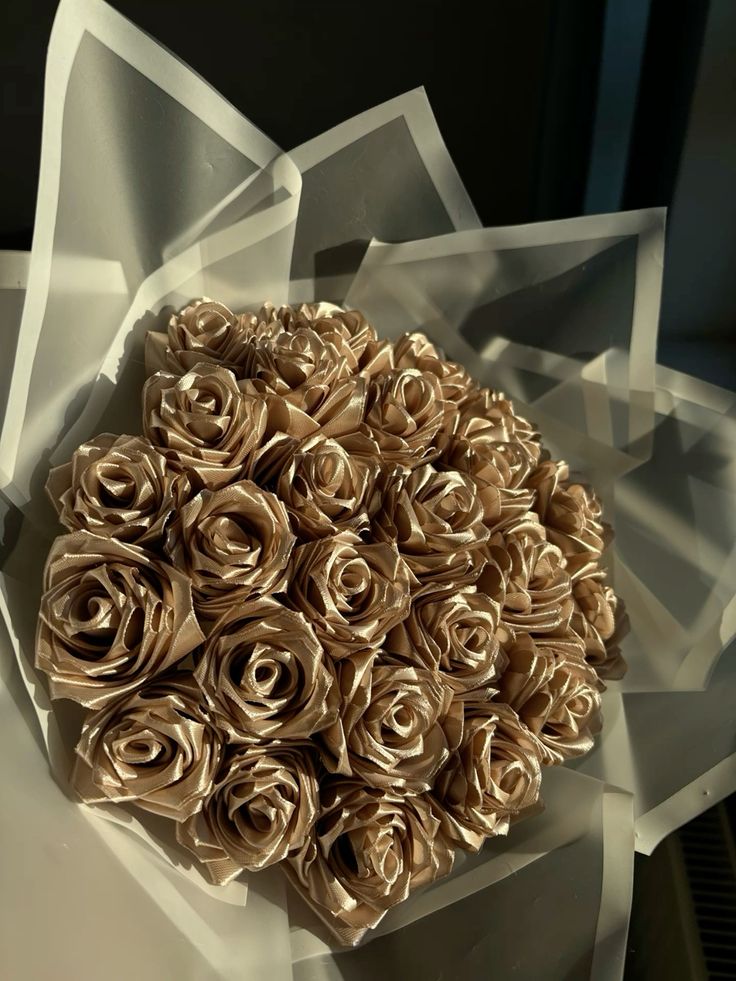 24 Roses Ribbon Bouquet