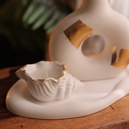 Irregular Cloud Tray, Donut Vase & Sea Shell Bundle 66